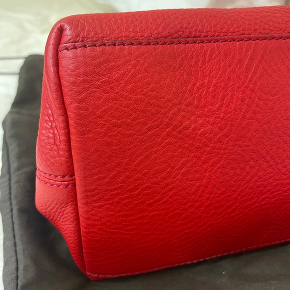 Gucci Red Soho Chain Leather Bag - Picture 11 of 16